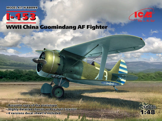 010 - ICM - 48099 - Polikarpov I-153 Chaika - primary image