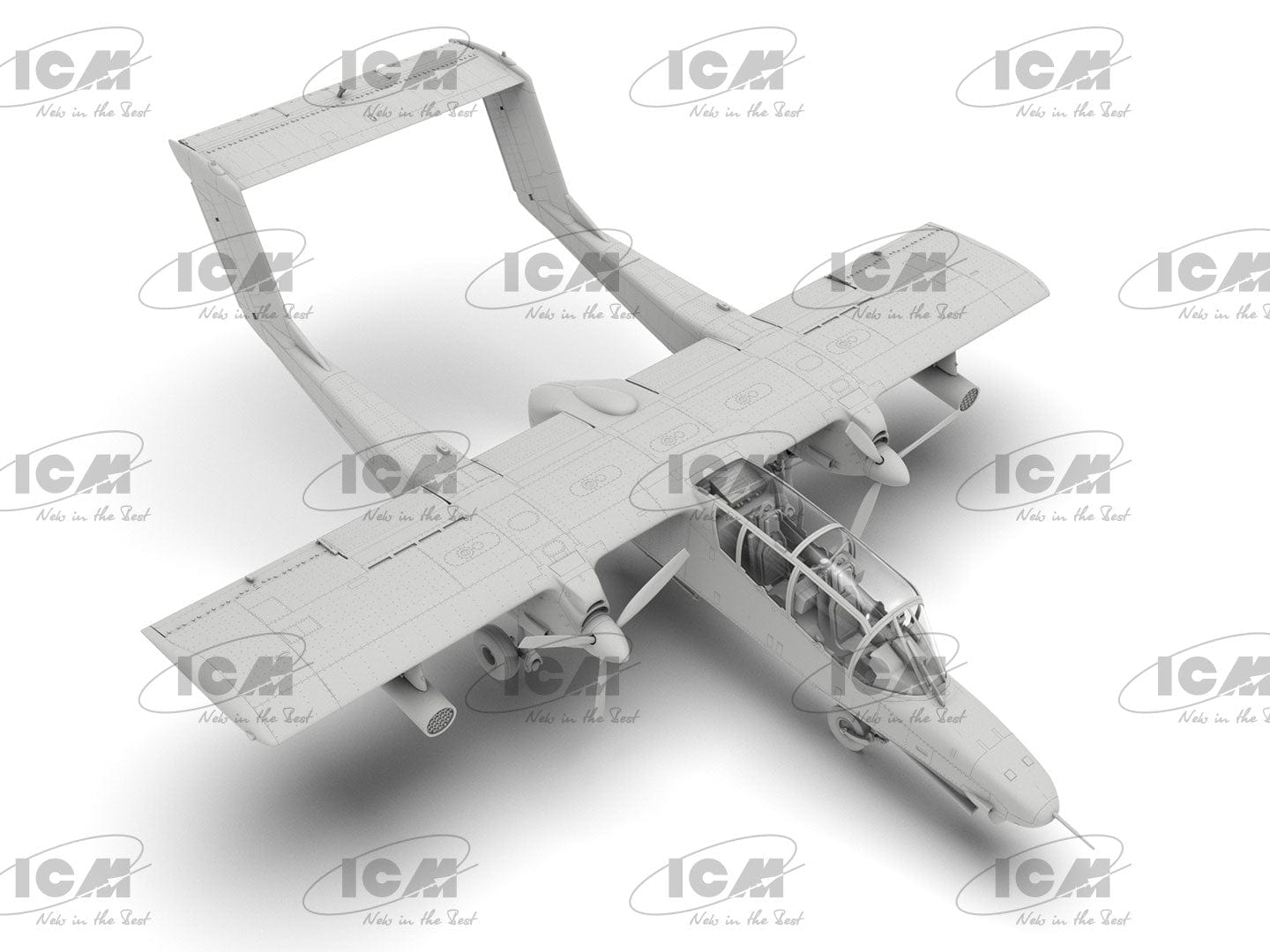 500 - ICM - 48306 - North American Rockwell YOV-10D NOGS Bronco - digital model