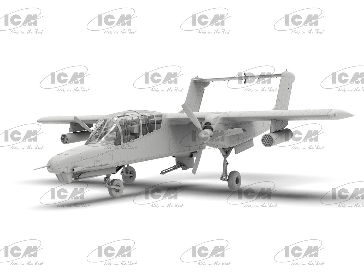 502 - ICM - 48306 - North American Rockwell YOV-10D NOGS Bronco - digital model