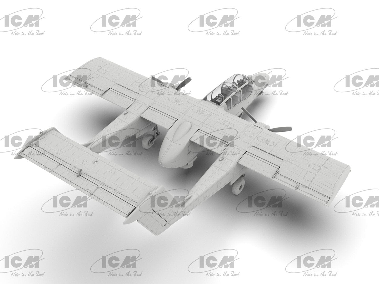 503 - ICM - 48306 - North American Rockwell YOV-10D NOGS Bronco - digital model