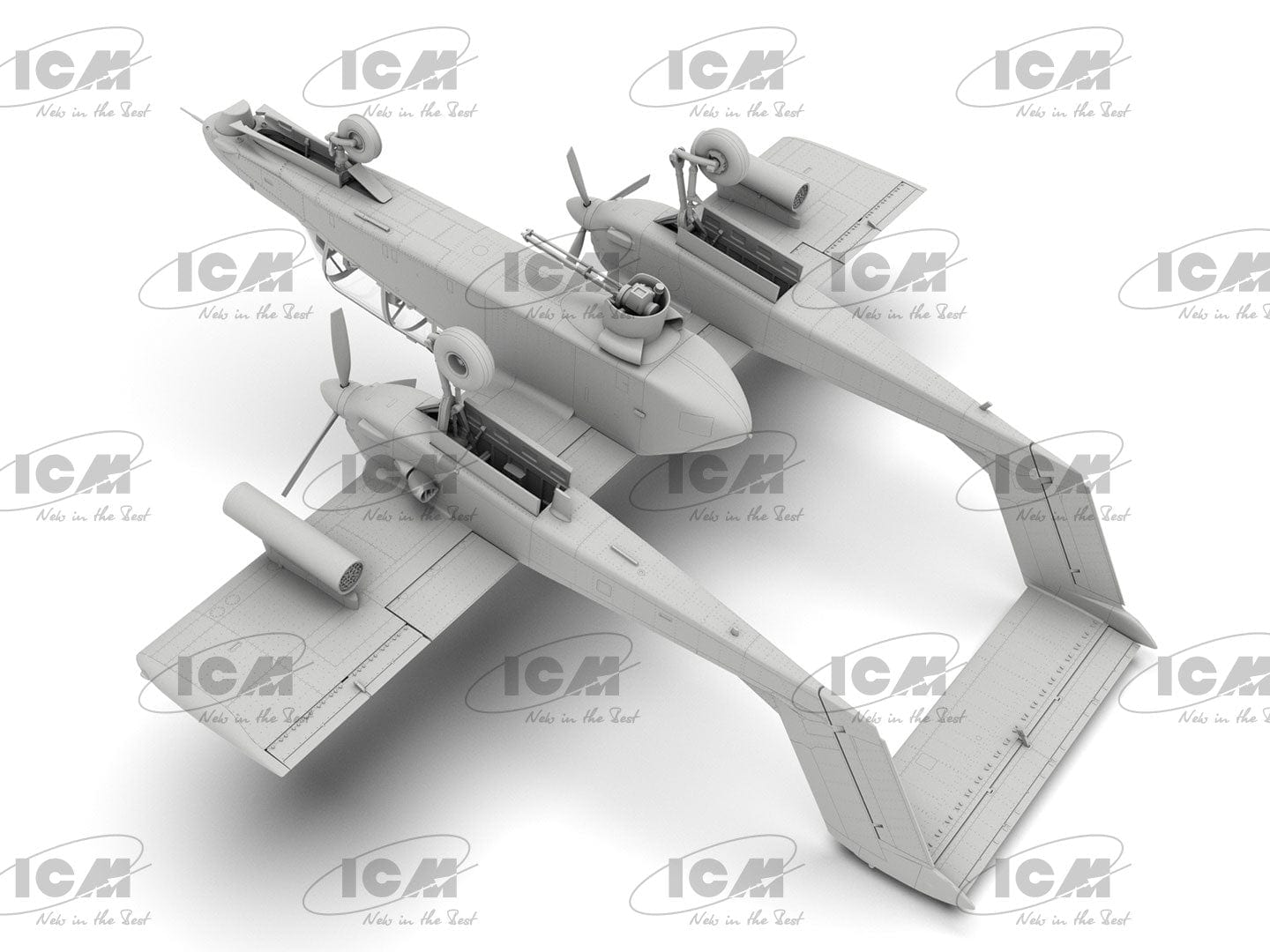 505 - ICM - 48306 - North American Rockwell YOV-10D NOGS Bronco - digital model