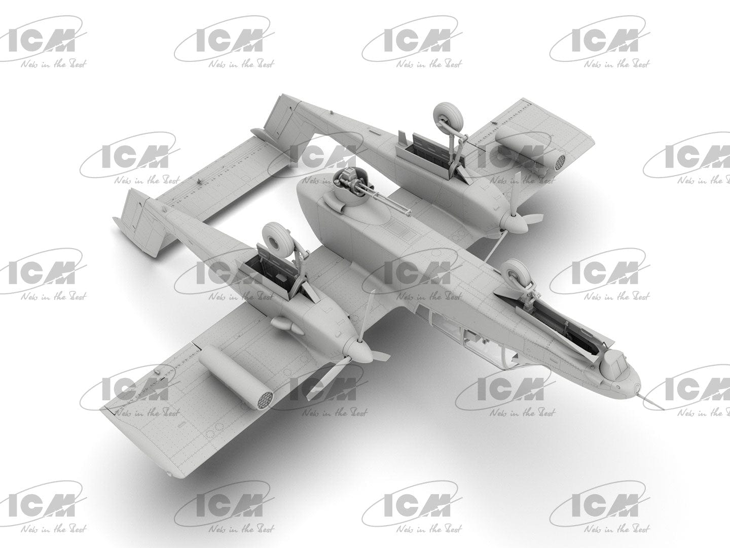 506 - ICM - 48306 - North American Rockwell YOV-10D NOGS Bronco - digital model