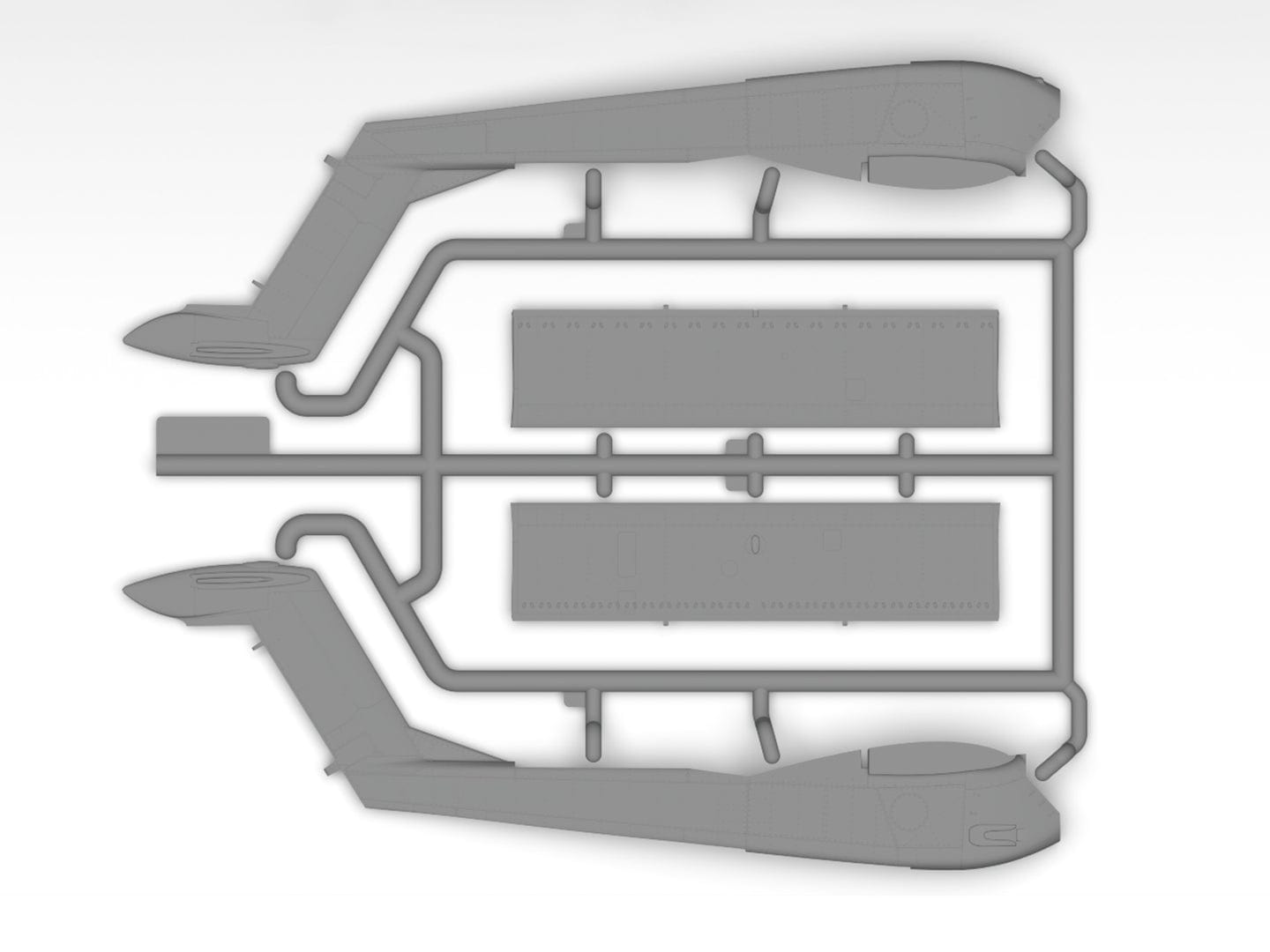 201 - ICM - 48306 - North American Rockwell YOV-10D NOGS Bronco - sprue