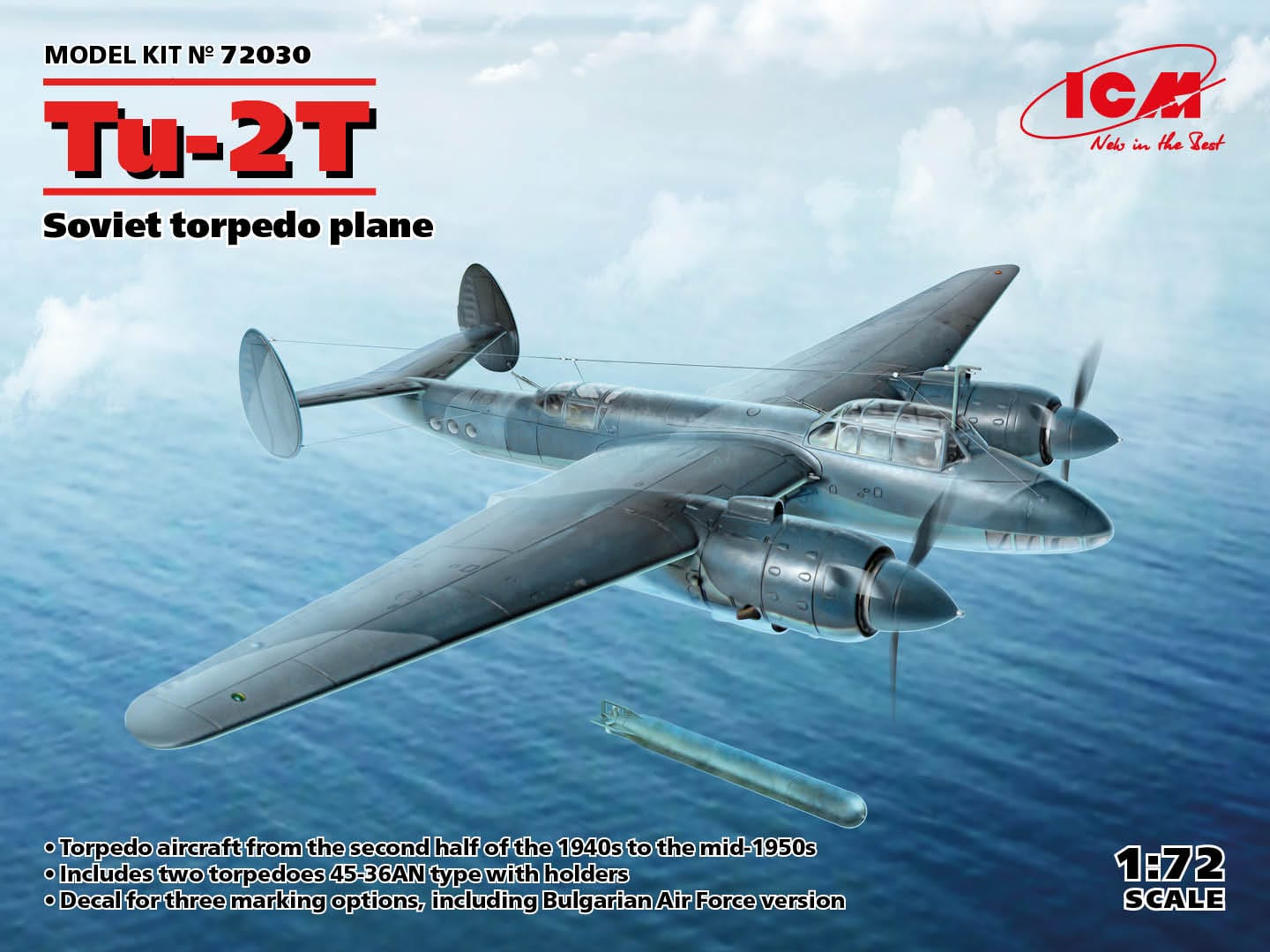 010 - ICM - 72030 - Tupolev Tu-2T - primary image