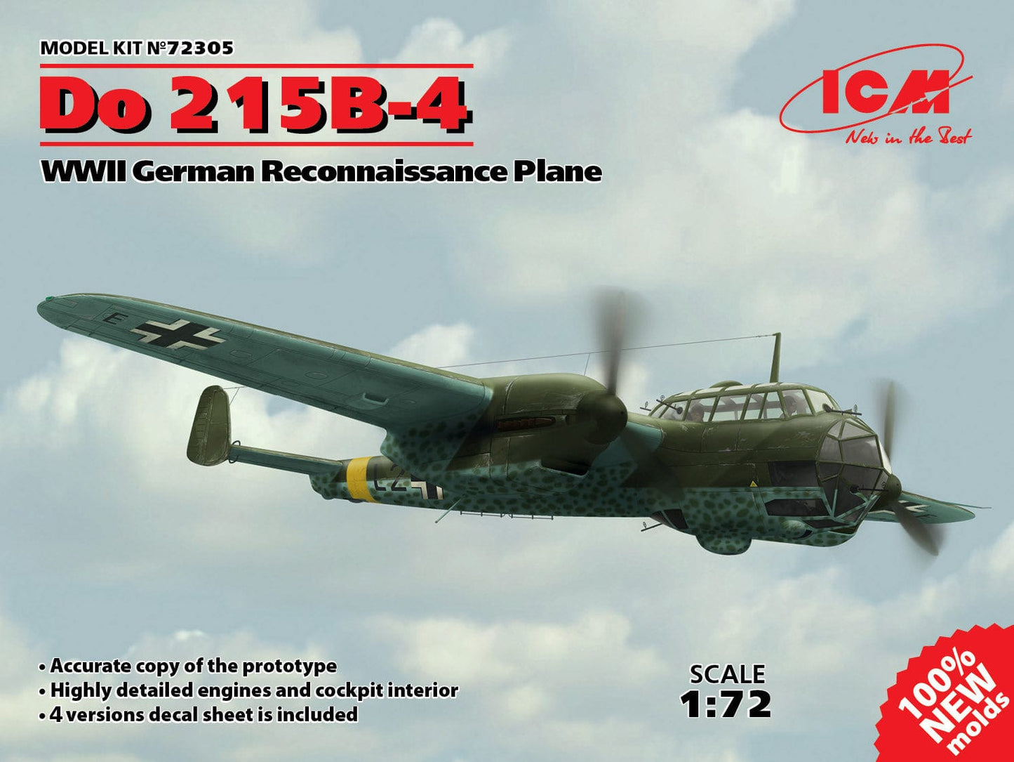010 - ICM - 72305 - Dornier Do 215 B-4 - primary image