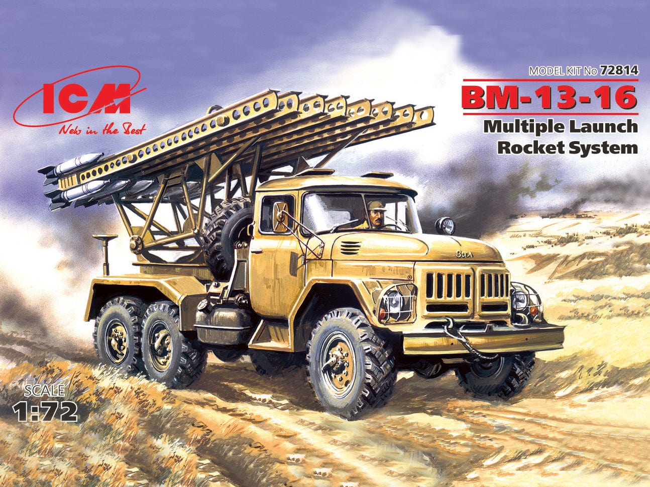 010 - ICM - 72814 - ZiL-131 BM-13-16 ‘Katyusha’ - primary image