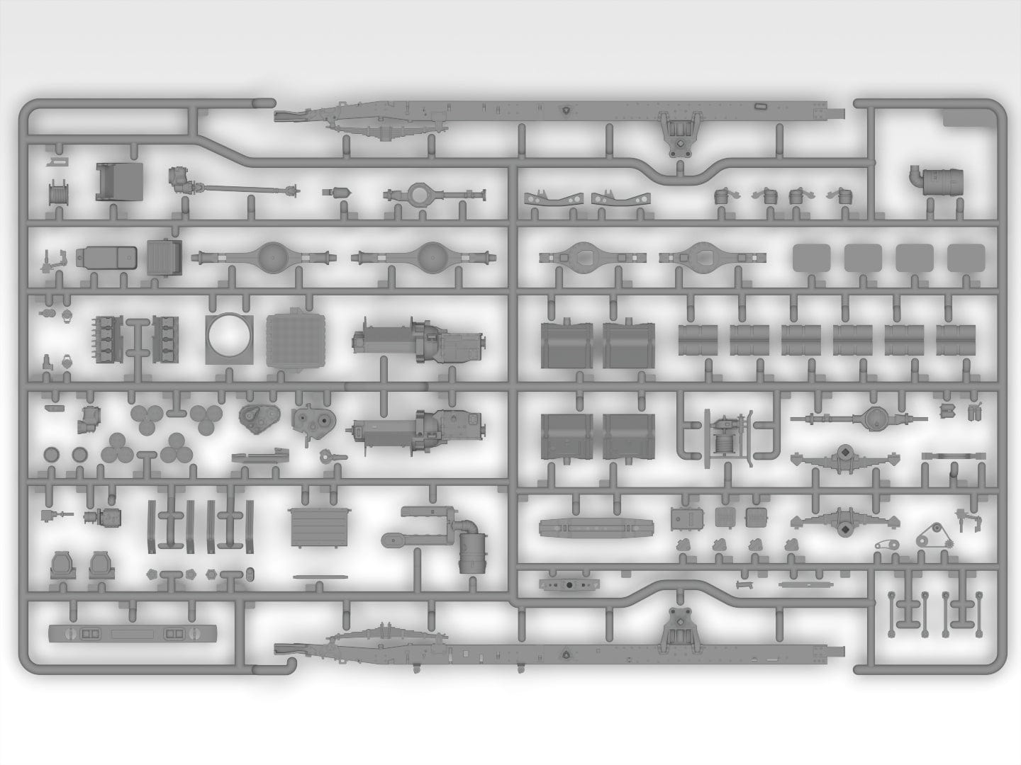 200 - ICM - DS3527 - Fire Trucks of Ukraine - sprue