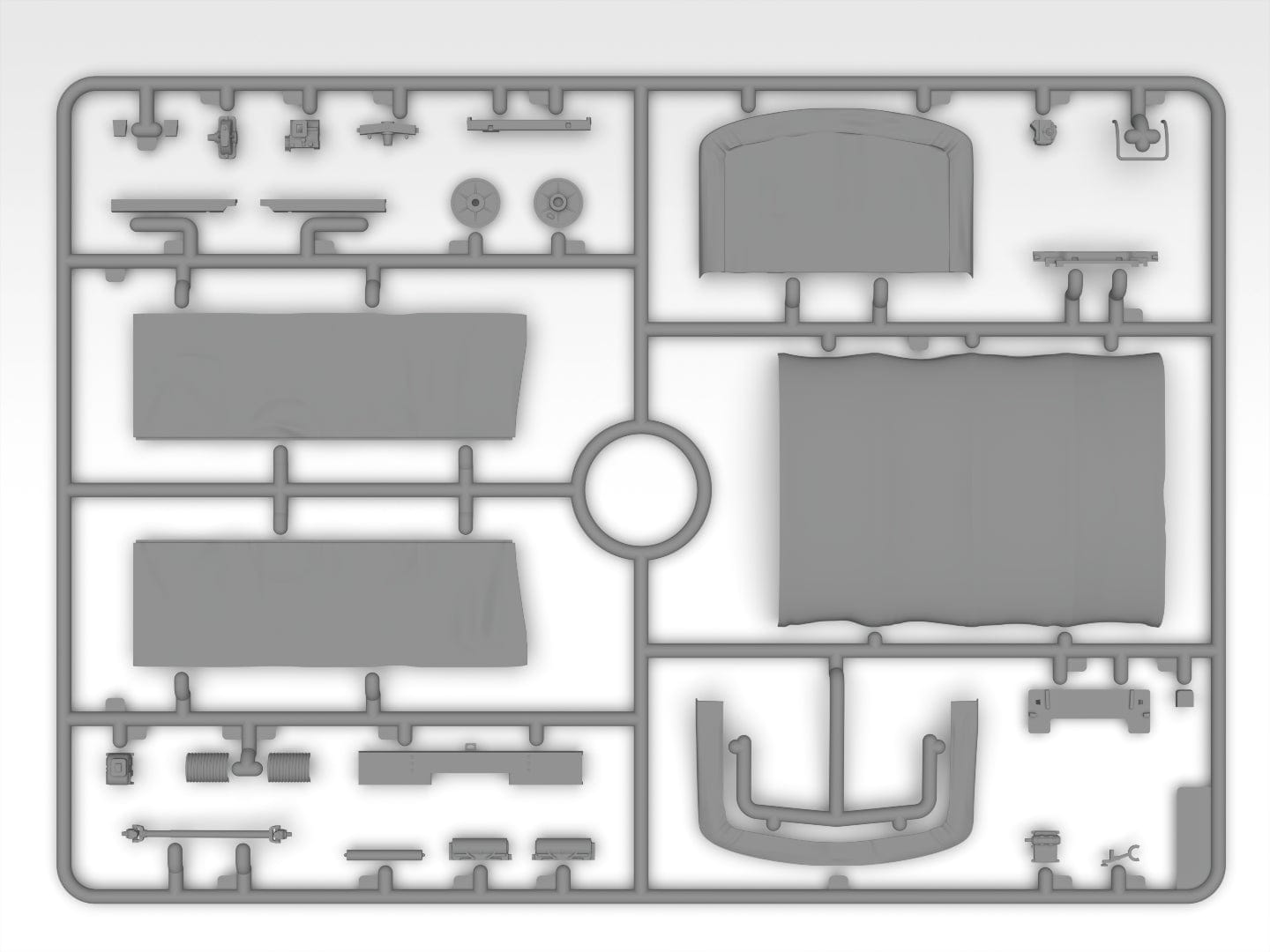 212 - ICM - DS3528 - United States Military Vehicles (WW2) - sprue