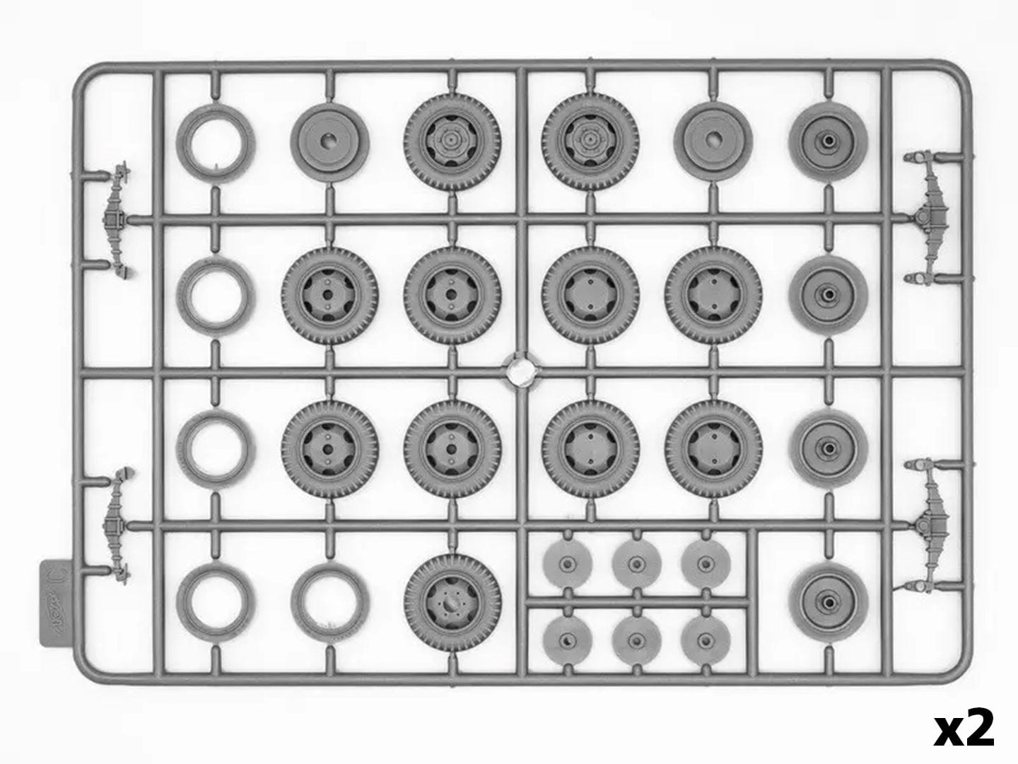202 - ICM - DS3528 - United States Military Vehicles (WW2) - sprue