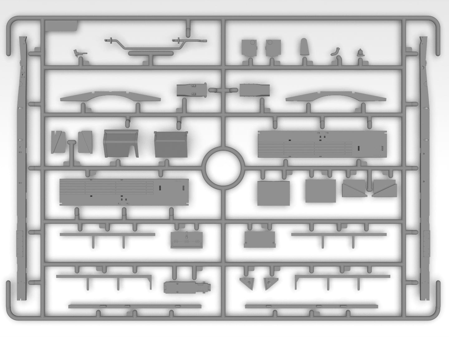 206 - ICM - DS3528 - United States Military Vehicles (WW2) - sprue