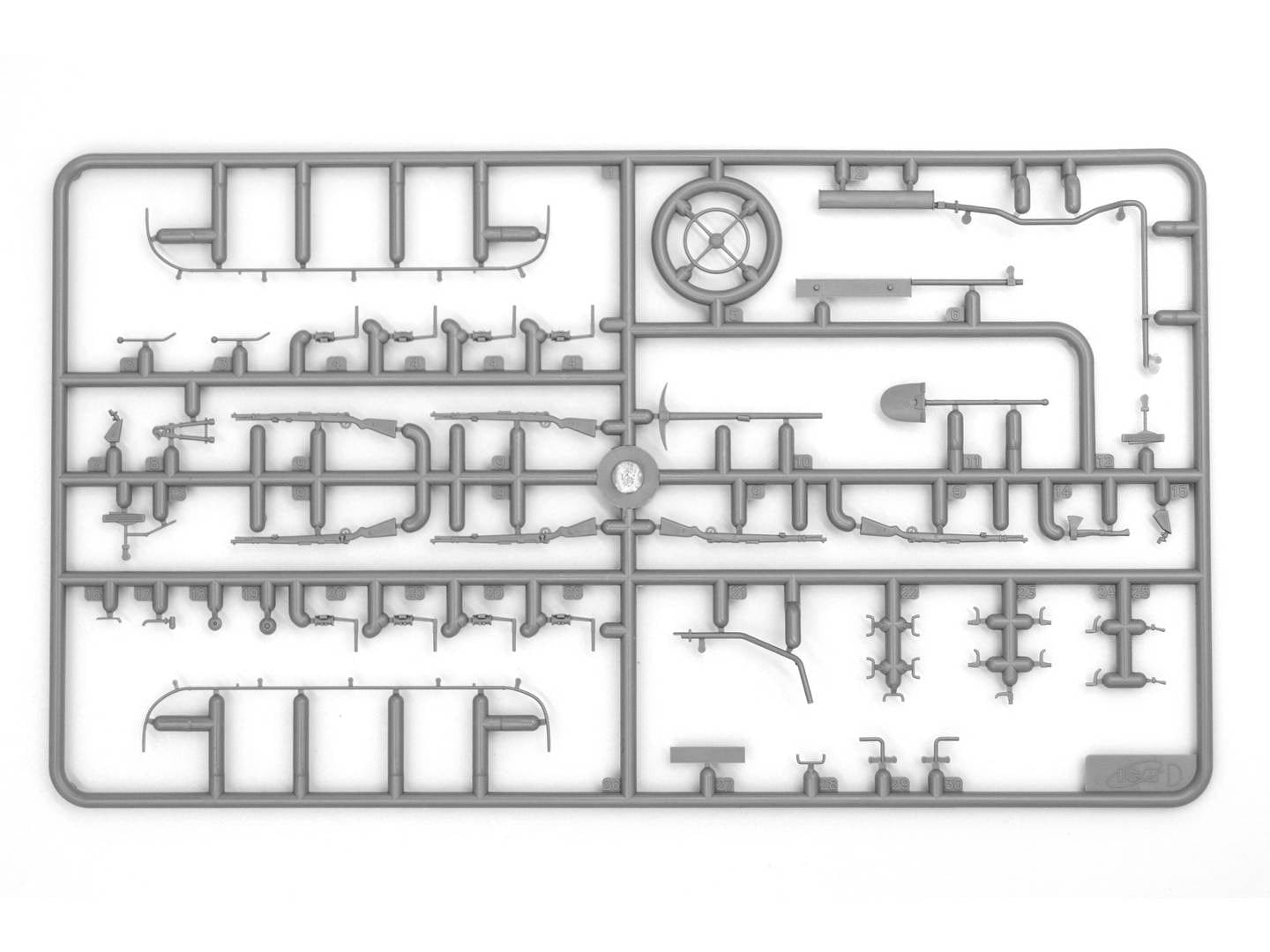 208 - ICM - DS3529 - Vehicles of the DAK - sprue