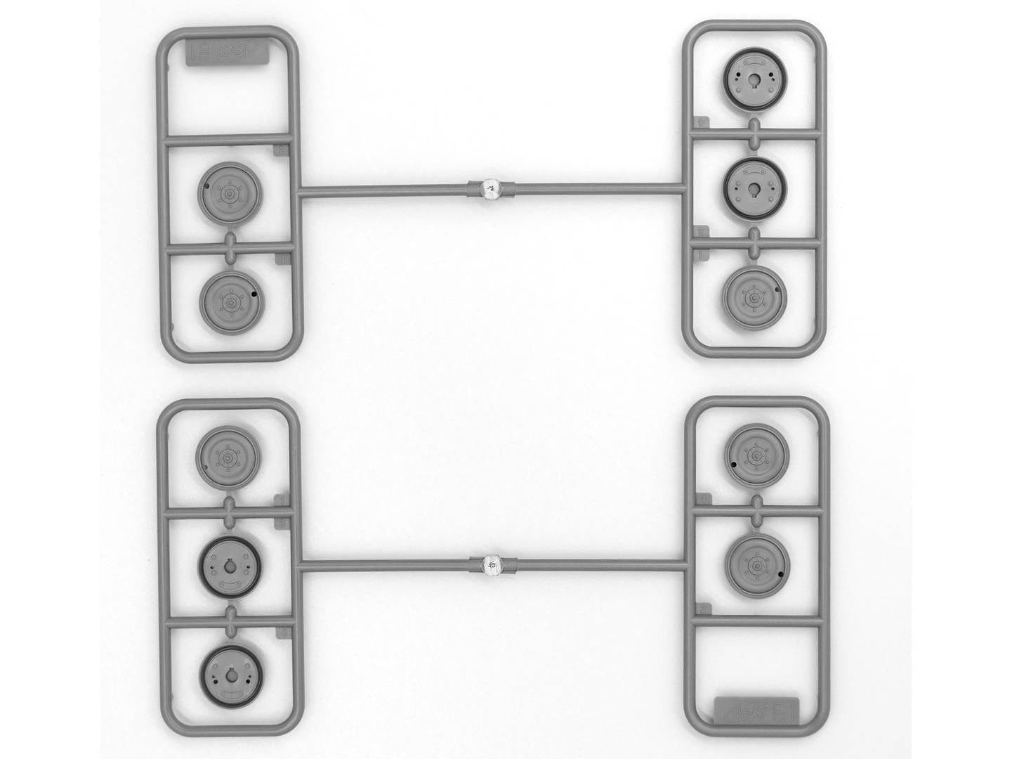 209 - ICM - DS3529 - Vehicles of the DAK - sprue
