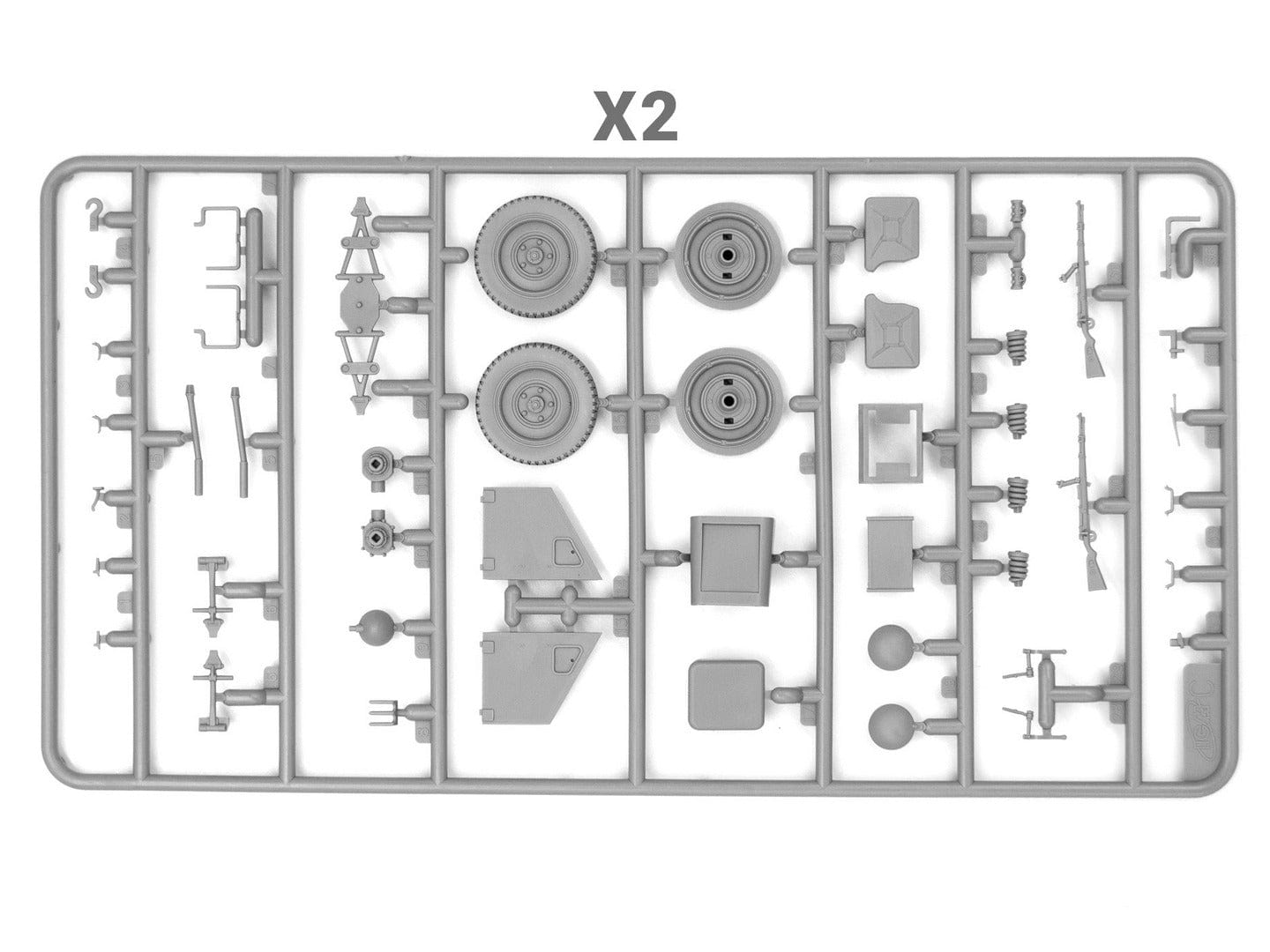 214 - ICM - DS3529 - Vehicles of the DAK - sprue