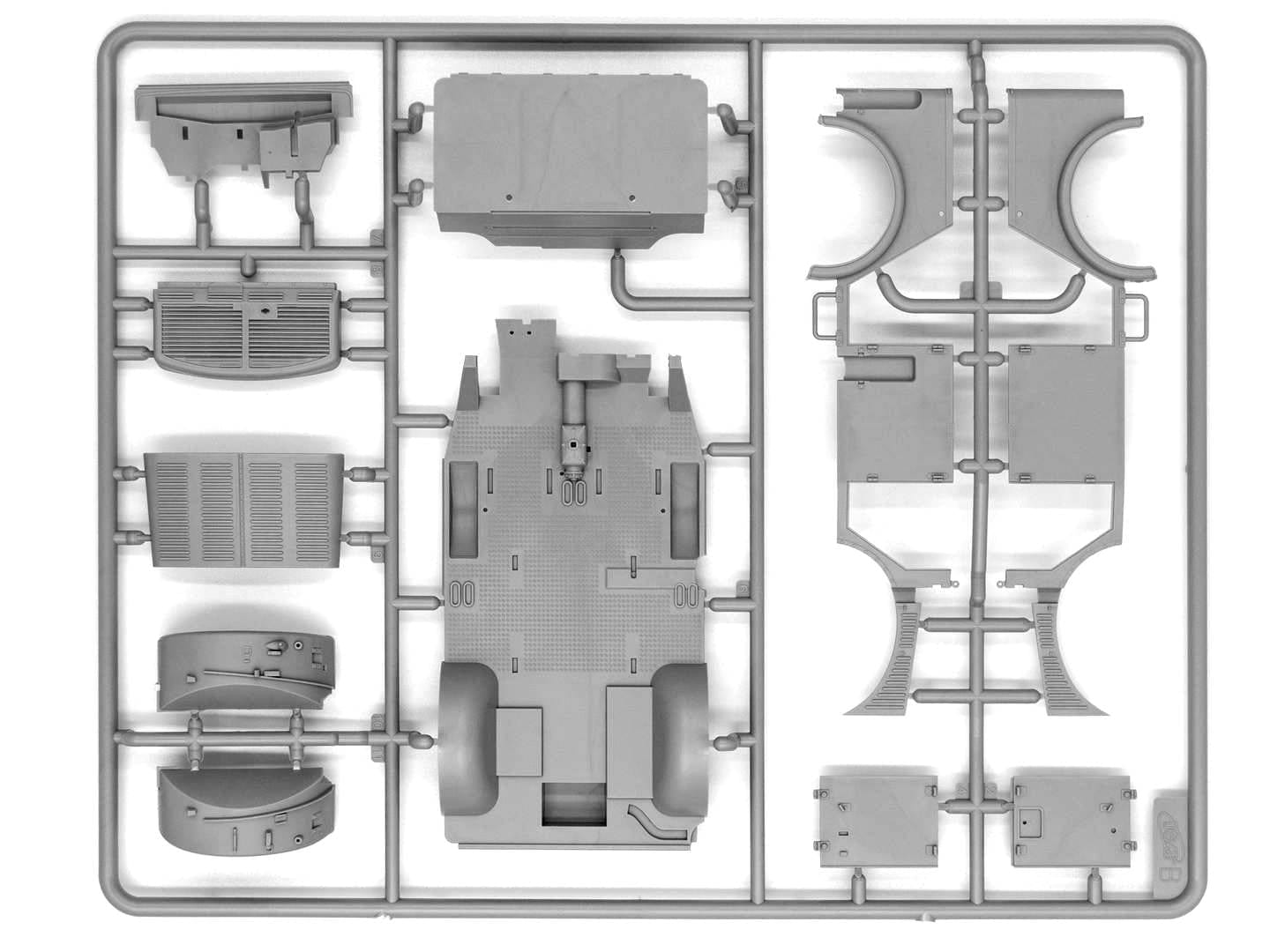 206 - ICM - DS3529 - Vehicles of the DAK - sprue