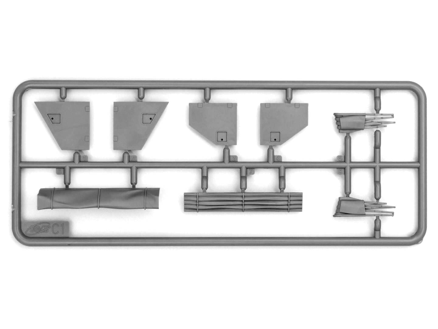 207 - ICM - DS3529 - Vehicles of the DAK - sprue