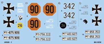 400 - Das Werk - 35035 - Raketenjagdpanzer Jaguar 2 - decals