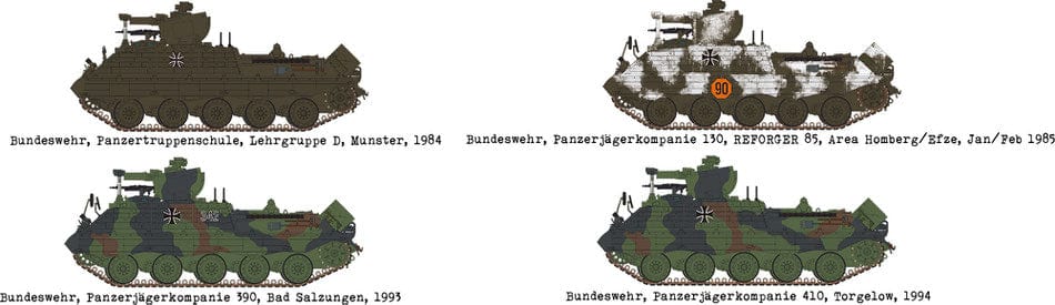 300 - Das Werk - 35035 - Raketenjagdpanzer Jaguar 2 - paint schemes