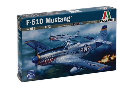 010 - Italeri - 086 - North American F-51D Mustang / Mk IVa / P-51D - primary image
