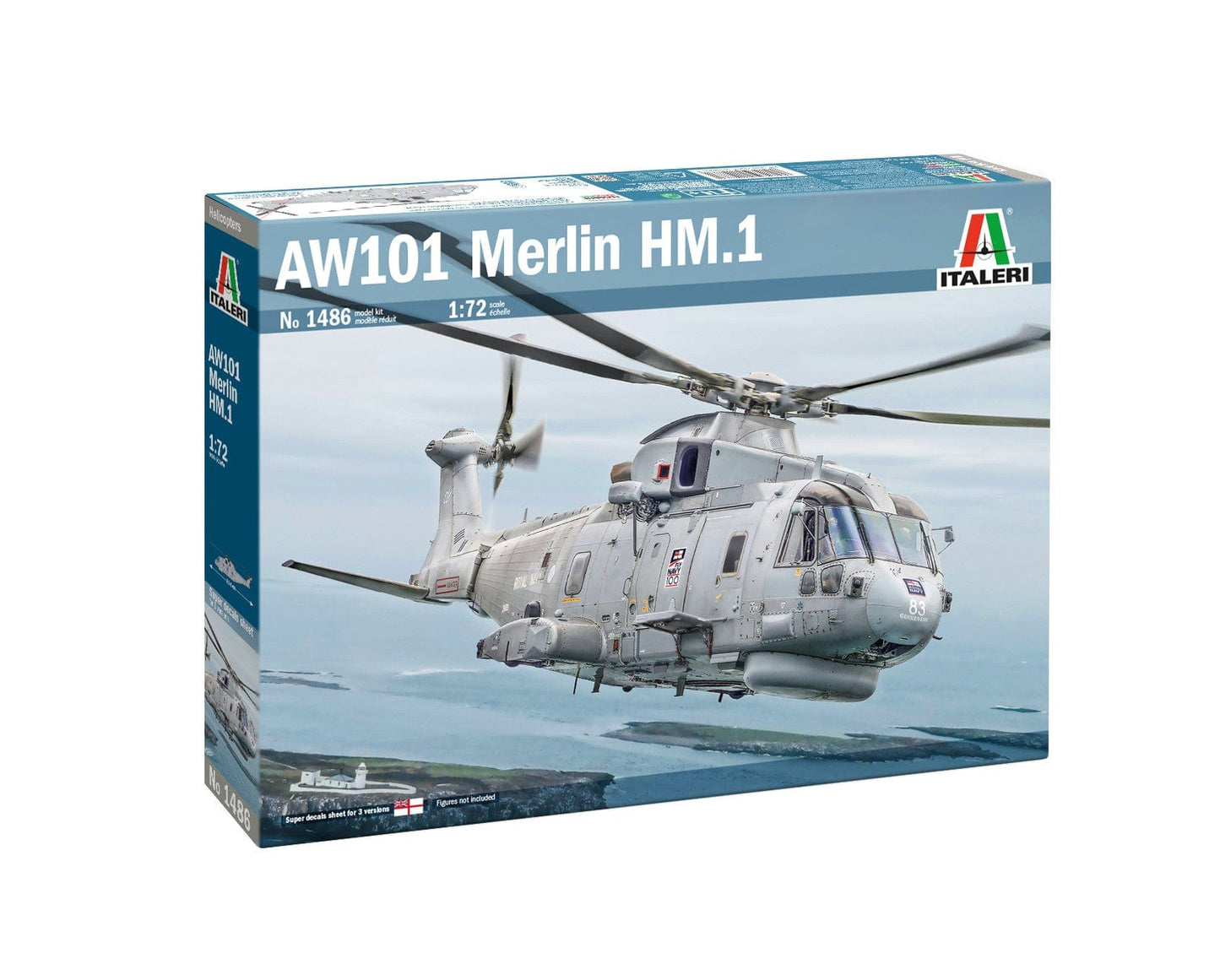 010 - Italeri - 1486 - AgustaWestland AW101 Merlin HM1 - primary image