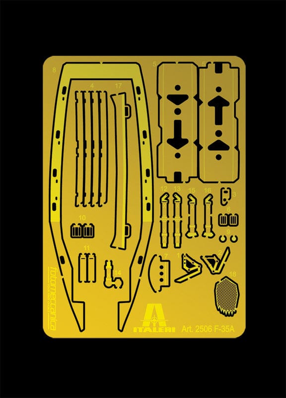 280 - Italeri - 2506 - Lockheed Martin F-35A Lightning II - photo-etched parts