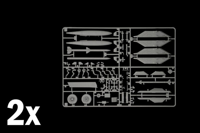 204 - Italeri - 2506 - Lockheed Martin F-35A Lightning II - sprue