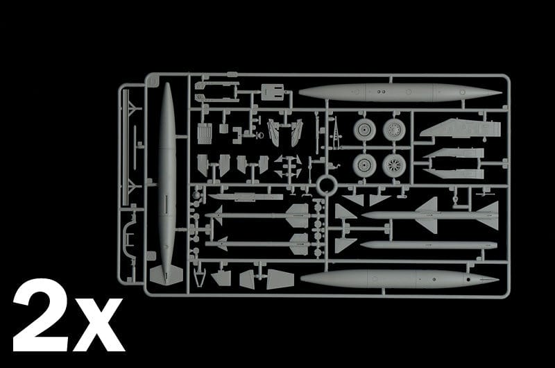 204 - Italeri - 2509 - Lockheed TF-104G Starfighter - sprue
