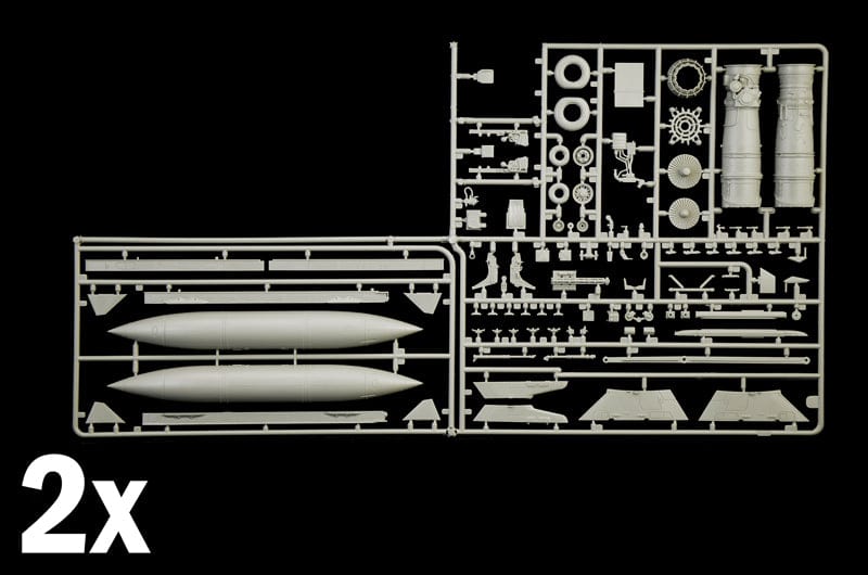 206 - Italeri - 2513 - Panavia Tornado GR4 - sprue