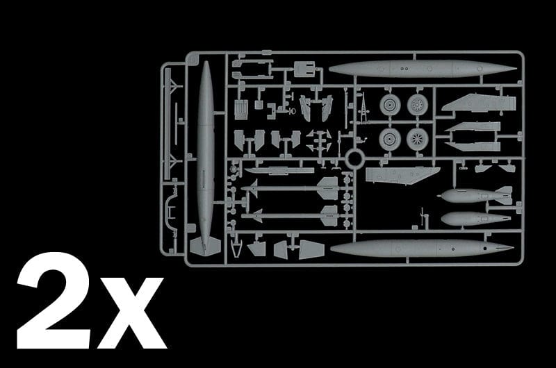 203 - Italeri - 2514 - Lockheed F-104G / Aeritalia F-104S Starfighter - sprue