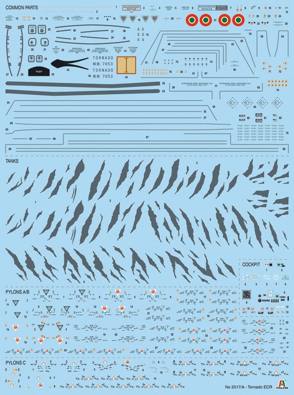 300 - Italeri - 2517 - Panavia Tornado ECR - paint schemes