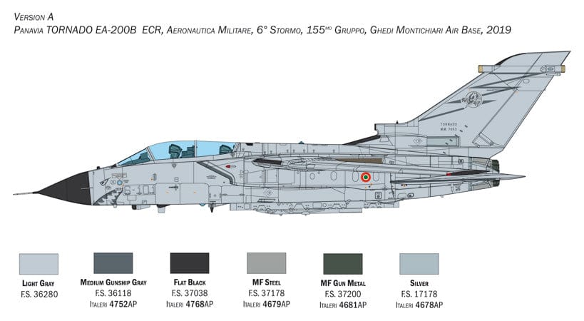 302 - Italeri - 2517 - Panavia Tornado ECR - paint schemes