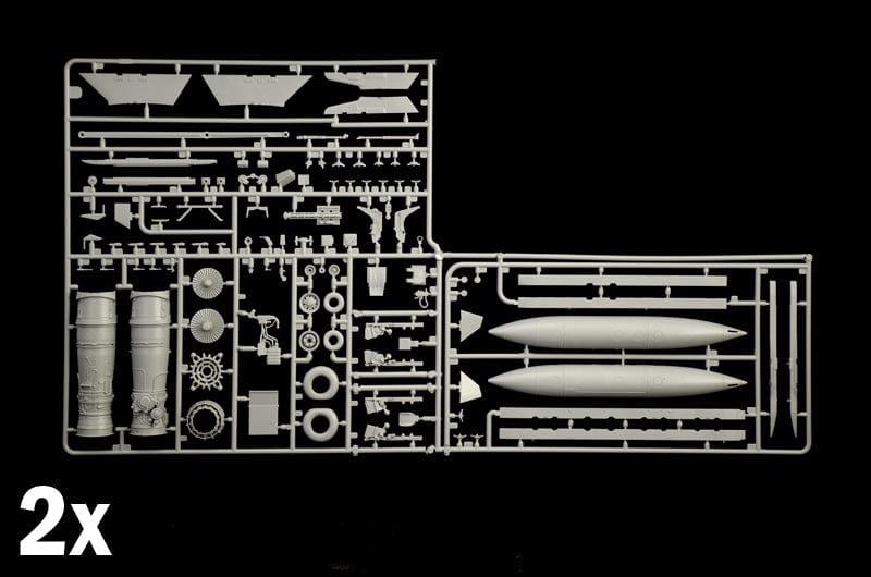 206 - Italeri - 2517 - Panavia Tornado ECR - sprue