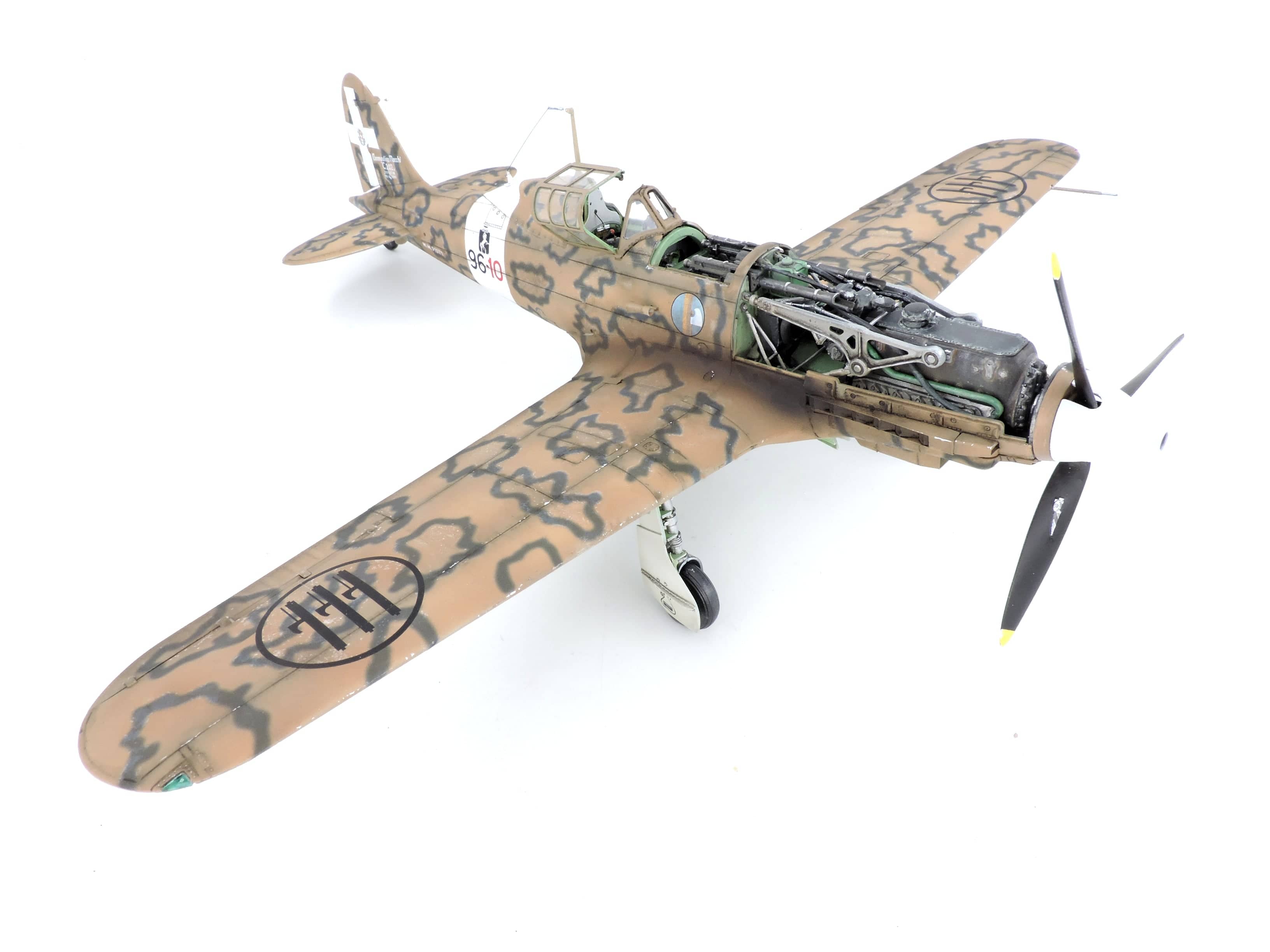 Italeri - 2518 - Macchi C.202 Folgore - painted model