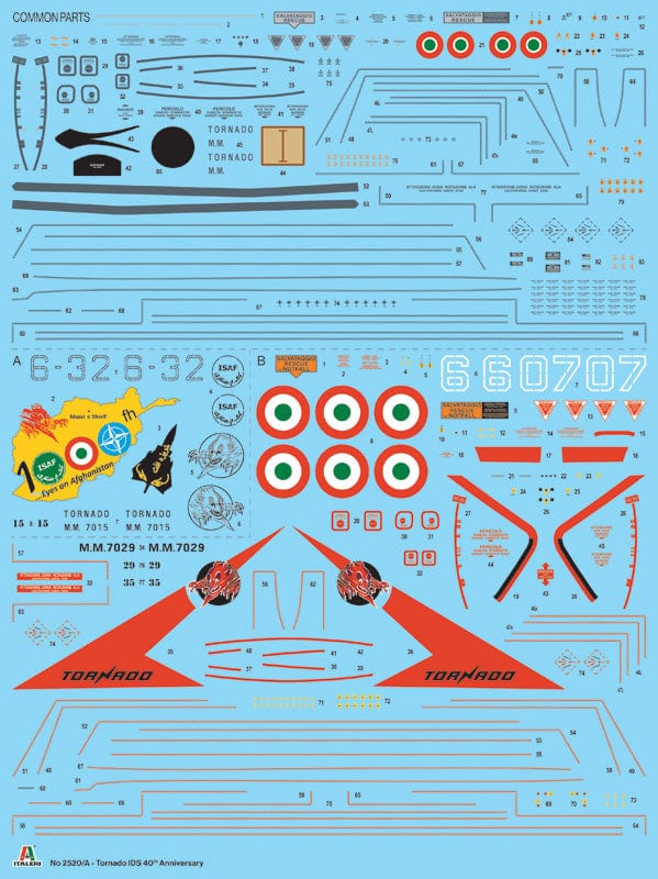 300 - Italeri - 2520 - Panavia Tornado IDS - paint schemes
