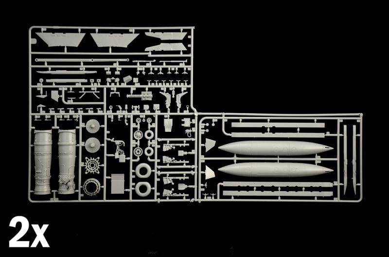 206 - Italeri - 2520 - Panavia Tornado IDS - sprue