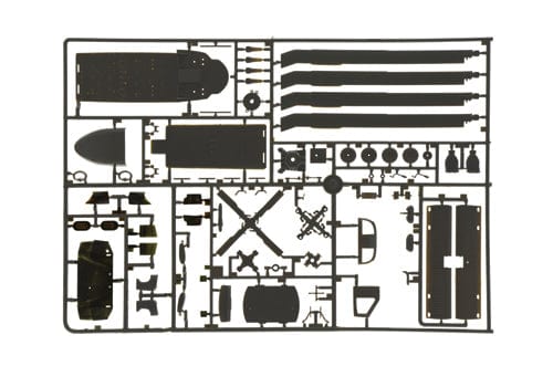 202 - Italeri - 2706 - Sikorsky UH-60A / MH-60A Black Hawk ‘Night Raid’ - sprue