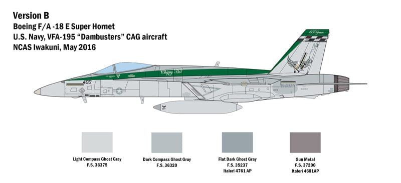 301 - Italeri - 2791 - Boeing F/A-18E Super Hornet - paint schemes