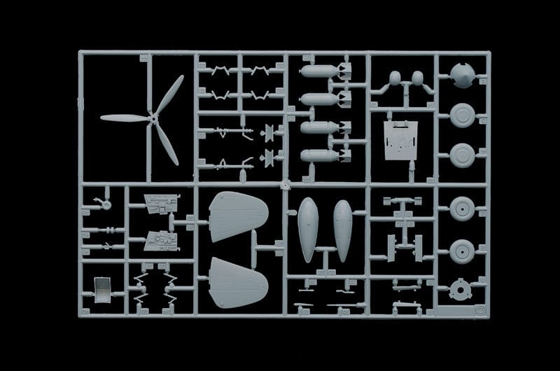 202 - Italeri - 2795 - Curtiss Kittyhawk Mk Ia/Mk III / P-40 E/K Warhawk - sprue