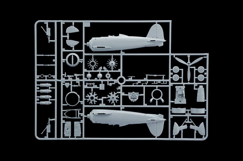 201 - Italeri - 2801 - Fiat CR.42 Falco ‘Battle of Britain’ - sprue