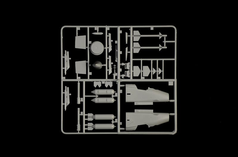 204 - Italeri - 2817 - Mikoyan-Gurevich MiG-23BN / MiG-27 Flogger - sprue