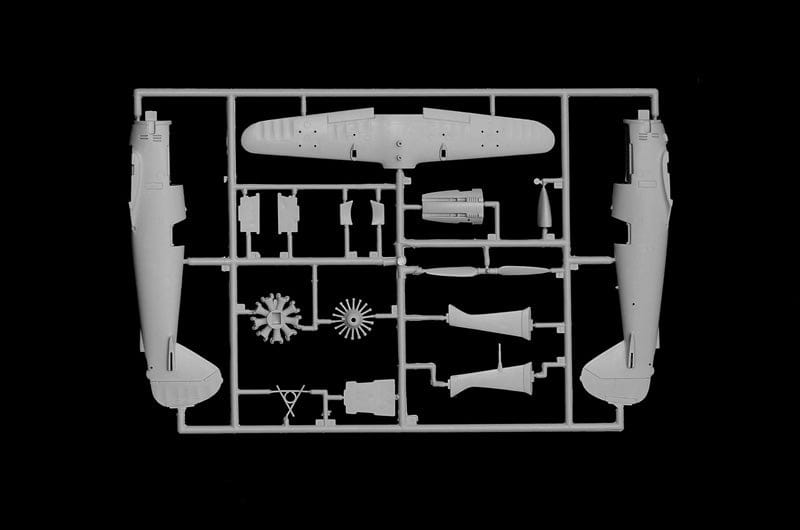 200 - Italeri - 2819 - Henschel Hs 123 A/B-1 - sprue