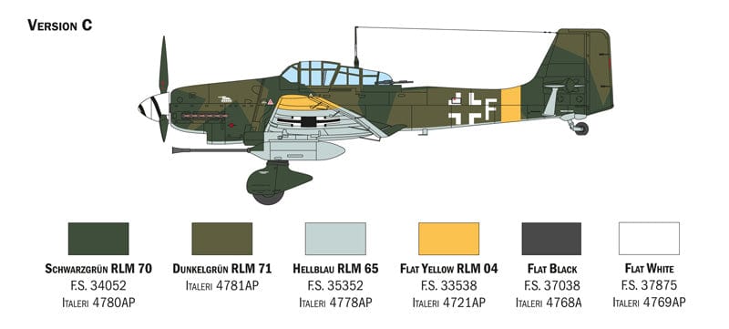 302 - Italeri - 2830 - Junkers Ju 87 G-1 Stuka Kanonenvogel - paint schemes