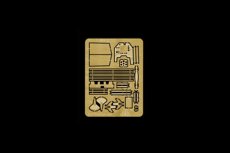 280 - Italeri - 2830 - Junkers Ju 87 G-1 Stuka Kanonenvogel - photo-etched parts