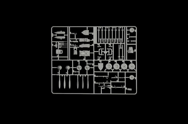 209 - Italeri - 2834 - Lockheed P-38J Lightning - sprue