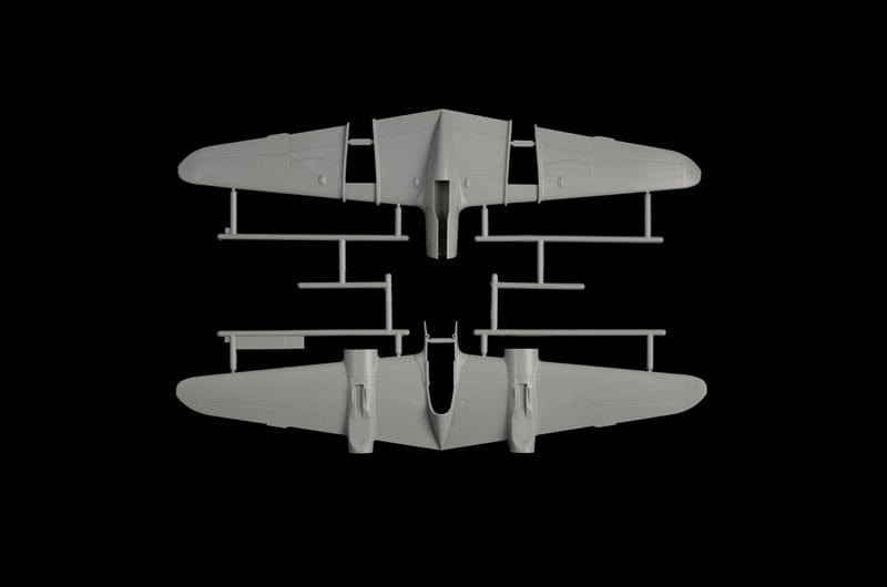 200 - Italeri - 2834 - Lockheed P-38J Lightning - sprue