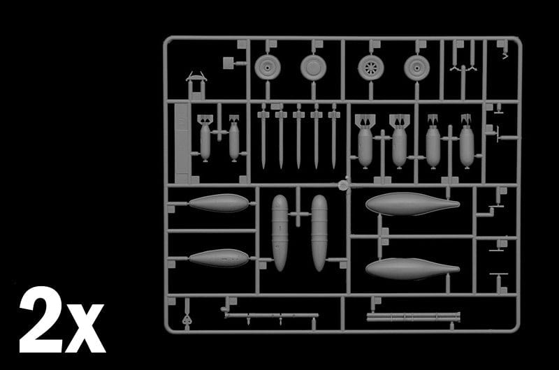 201 - Italeri - 2835 - Republic P-47D Thunderbolt - sprue