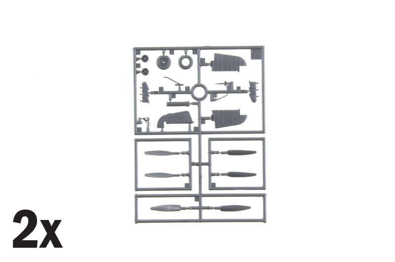 202 - Italeri - 2838 - Hawker Hurricane Mk I ‘WWII Aces’ - sprue