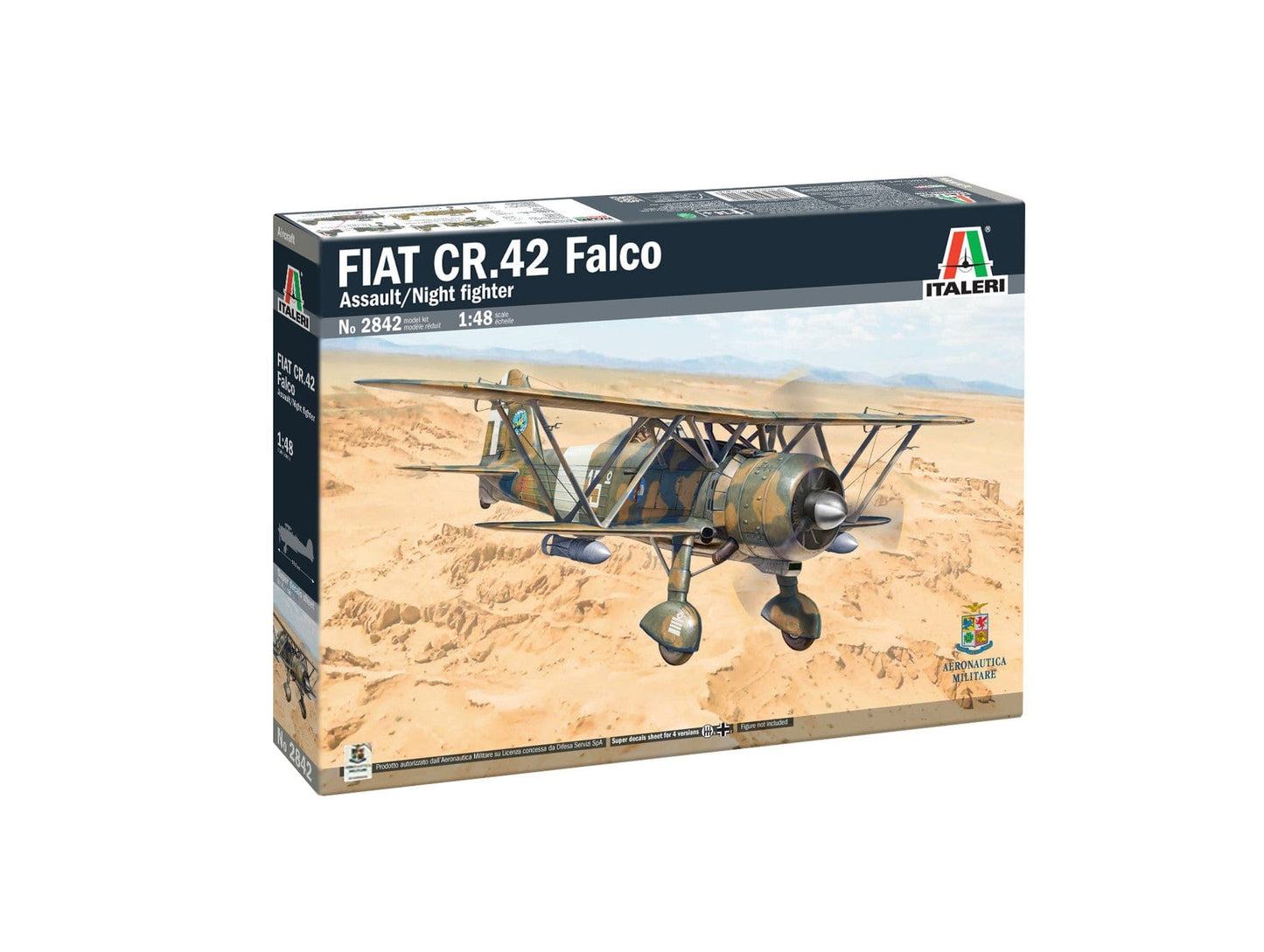 010 - Italeri - 2842 - Fiat CR.42 Falco - primary image