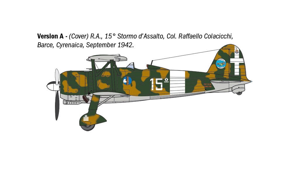 300 - Italeri - 2842 - Fiat CR.42 Falco - paint schemes