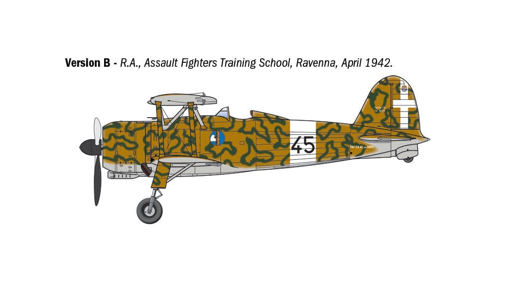 301 - Italeri - 2842 - Fiat CR.42 Falco - paint schemes