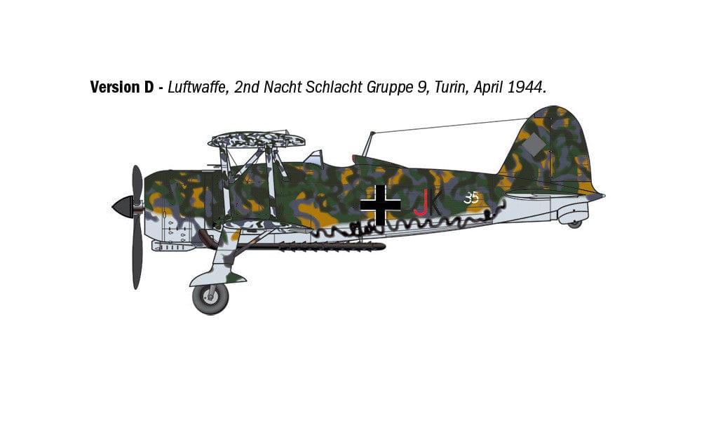 303 - Italeri - 2842 - Fiat CR.42 Falco - paint schemes
